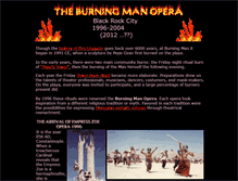 Tablet Screenshot of burningmanopera.org